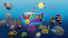 Super Waluigi World Title Screen