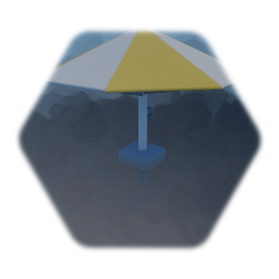 Destructible parasol