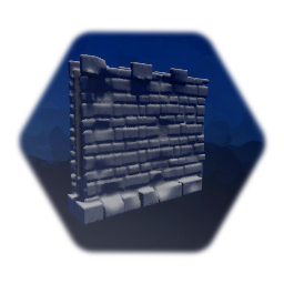 Crystalonia Castle Wall - Tileable 2 Sided - TCCryst0025