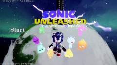 Sonic Unleashed : The wisp Chronicles title screen