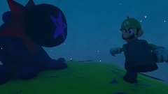 Fanmade giant Luigi Fight