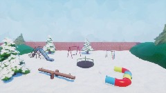 my lil attempt at the South Park school playground