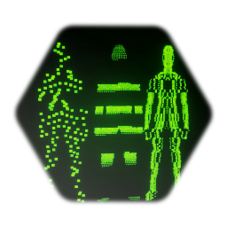 Techno Human Scan Visual