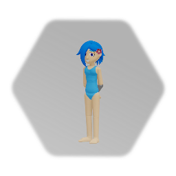 Peacock Studio's Tari in swimming suit