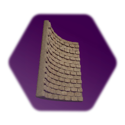 Curved Stone Wall