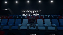 Sackboy goes to movie theater