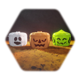 HALLOWEEN Buckets Fast food style