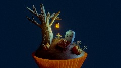 Cemetery Cupcake