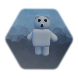 Snow Teddy Bear