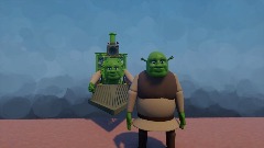 SHREK HAS THE HIGH GROUND