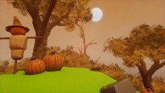 Halloween Forest Landscape