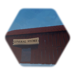 General Store Wood Planks Cabin