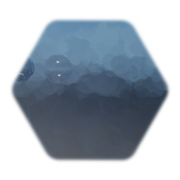 Bubble and floating water