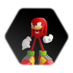 Modern knuckles The echidna CGI rig