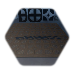 Wood and Brick Inlaid Floor Tiles