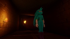 Escape from a runaway boulder