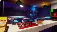 Уровень мини ресторан ночь 18 18