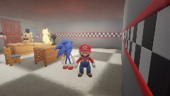 Remix de Sonic and Mario in Five Night's at Freddy's