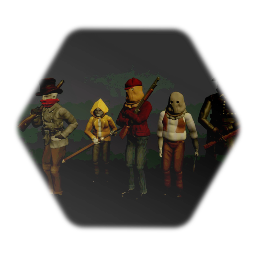 The hunters from the dark forest (mobs)