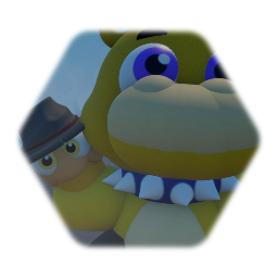 SpringHippo(My Fnaf oc)Plush