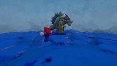 Mario 64 beta Bowser boss fight