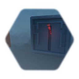 Wall lever and door combo