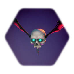 Batwing Skull