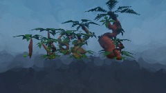 Low Poly Jungle Tree kit 1%