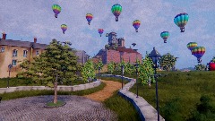 Long shadow peak ~ the balloons festival