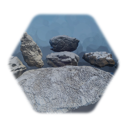 Realistic Snow Rock