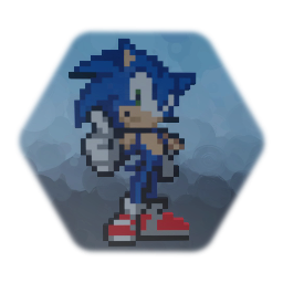 Sonic Advance Thumbs Up Sprite