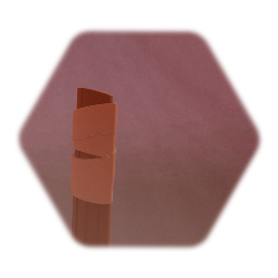 Wrapped wood beam pole