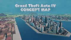 Fanmade Concept Map for GTA IV (3 States)