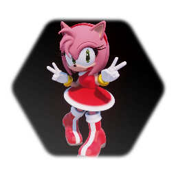 Amy Rose Animation Model