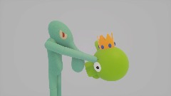 Squiddy Beats Up King Pig Template