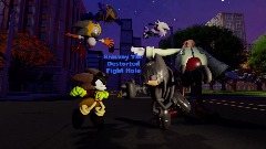 Browny The Destorted Fight Hole Poster