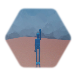 Waving man