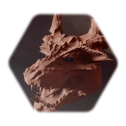 Dragon head sculpt practice