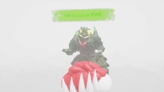 Gorosaurus eating a carcass loop