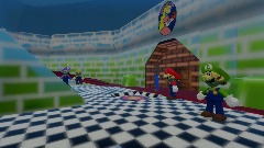 Remix de Super Mario 64 -Dentro do Castle Peach