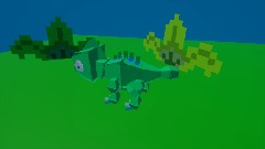 ps1 distortion and pixelation test for fase the chameleon