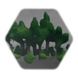 Distant forest background