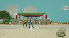 Fatality Court yard SONYA  vs Sub