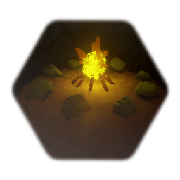 Cozy campfire