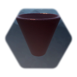Cylindrical based pyramid Cup