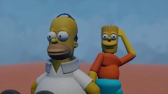 bort slaps homer in the back of the head