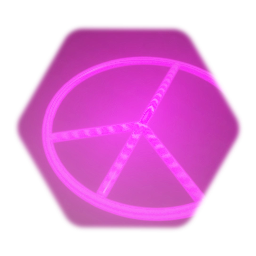Peace Sign 4 - Pink Neon