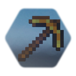 Minecraft | Gold Pickaxe