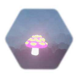 Glowy Pink Mushroom