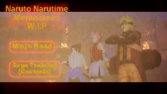 Remix of Naruto Narutime  MenuScreen W.I.P